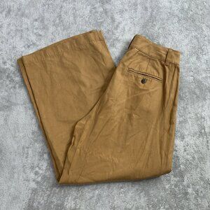 Madewell Wide Leg Pants in Tan